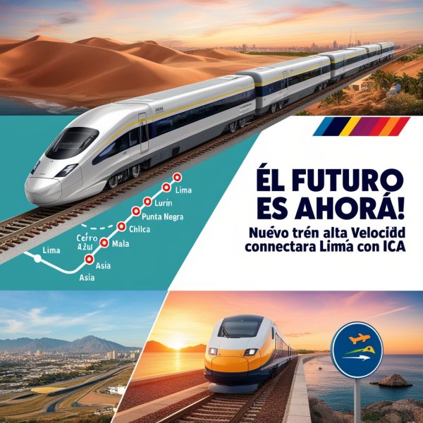 Lee más sobre el artículo ¡El Futuro es Ahora! Nuevo Tren de Alta Velocidad Conectará Lima con Ica